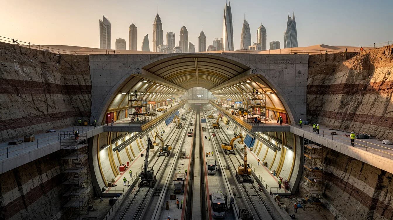Zlatna linija metroa u Dubaiju: Rok za prijave ponovo pomeren, projekat od 34 milijarde dirhama menja urbanu mobilnost