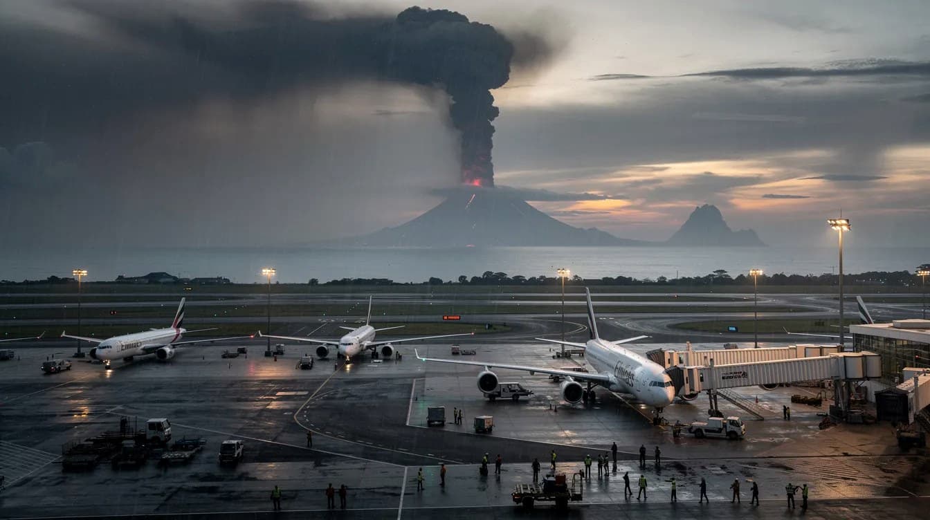 Erupcija Anak Krakataua nastavlja da izaziva probleme: Emirati i Etihad otkazali još letova za Džakartu