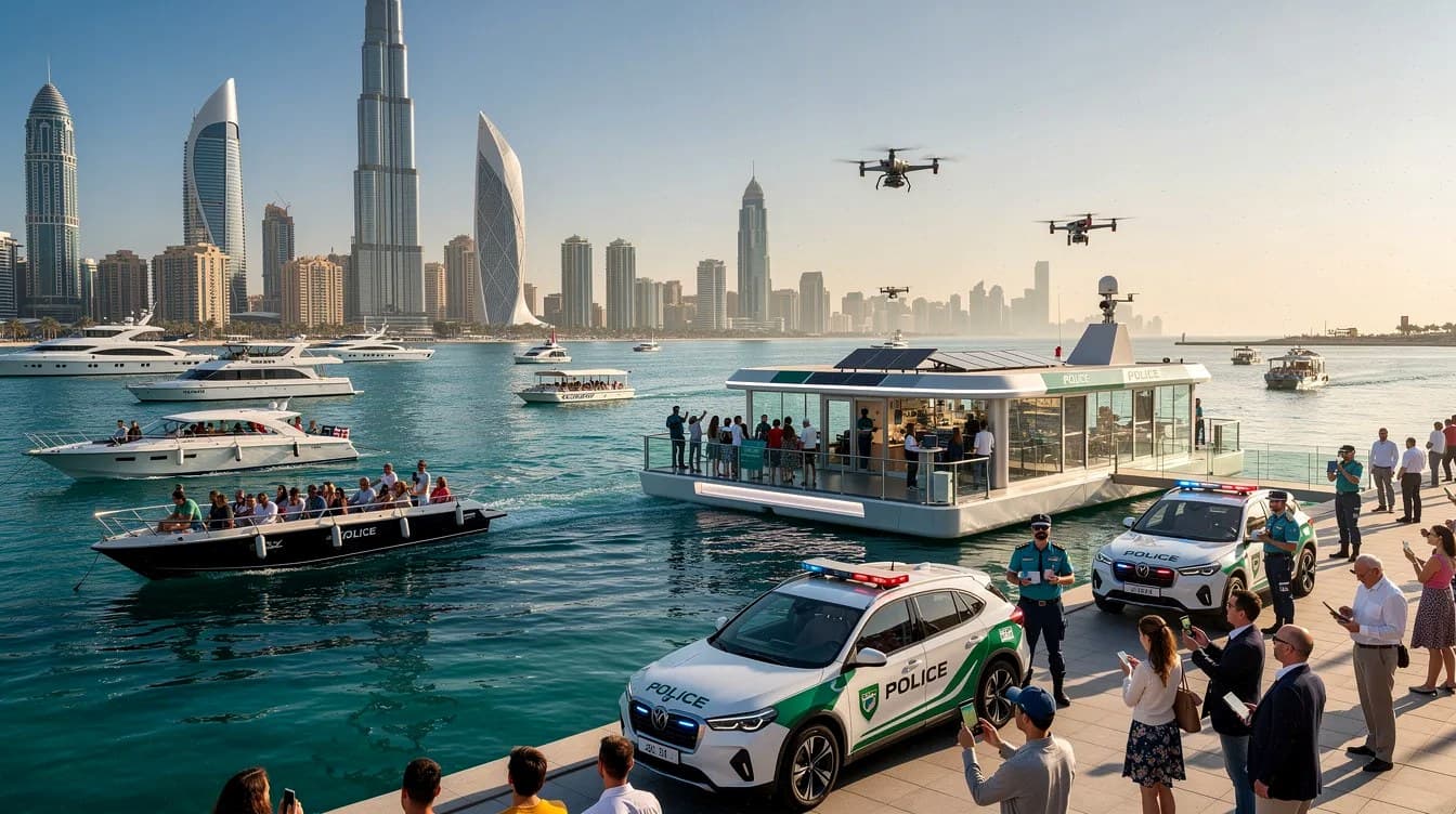 Dubai Police na ATM 2026: pametna bezbednost, plutajuća stanica i milioni turista