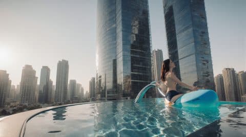 Pilates na 77. spratu Dubaija: Koliko je čas na SUP daskama zaista težak